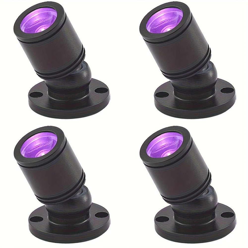 LED UV Blacklight USB Powered Mini Spotlight ¨C Glow Party, Tapestry & UV Reactive Decoration with On/Off Switch