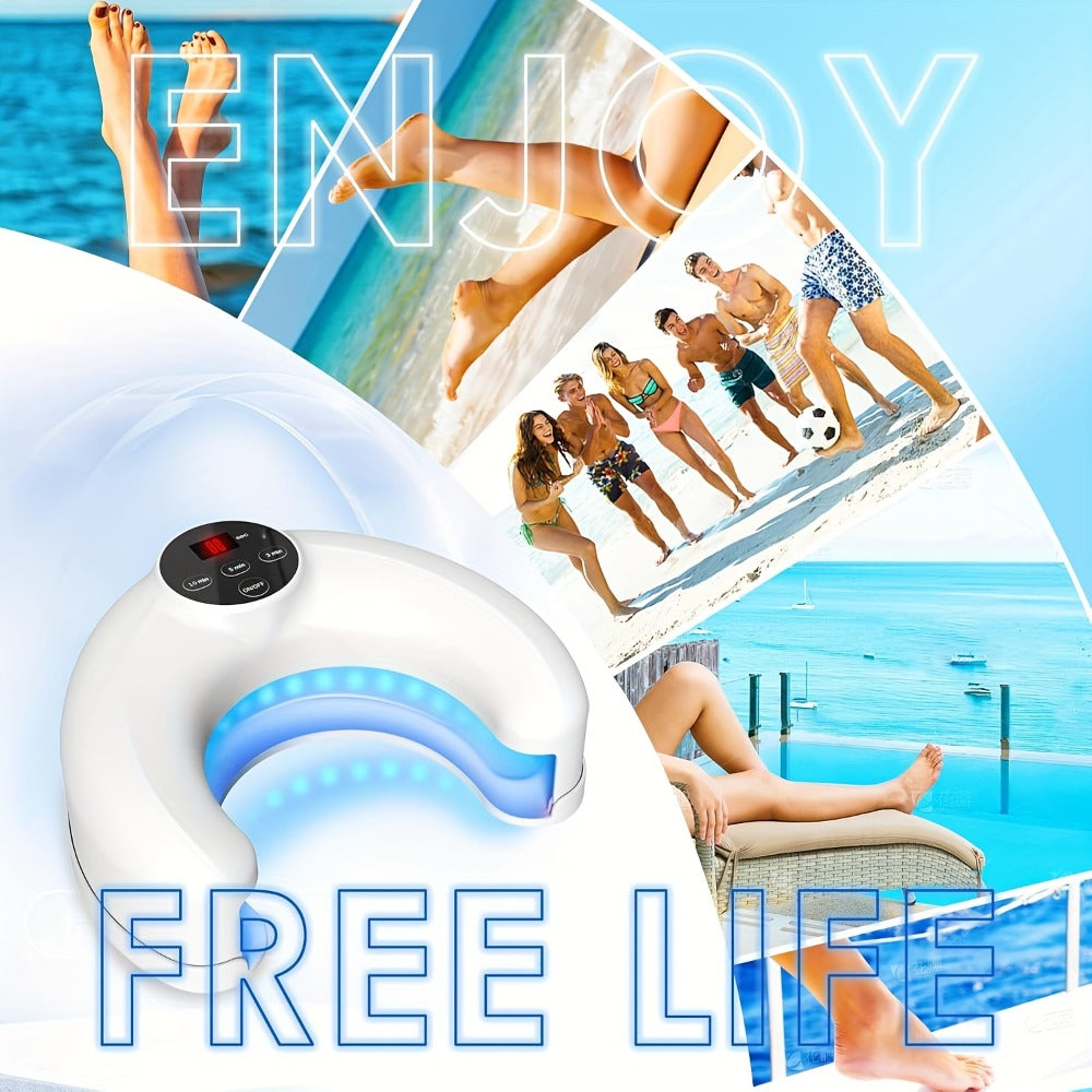 Nail Fungus Light Device FDA Cleared ¨C KTS Toenail Fungus Treatment for Fingernails & Toenails, Repairs Damaged, Discolored & Thickened Nails, Portable At-Home Nail Fungus Laser Device