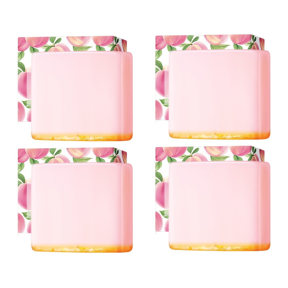 Intimate Cleansing Soap Rose Essence Built-in Bubble Net Rich Foam pH Balance Moisturizing Private Parts Soap for Women Peach Strawberry 2pcs 4pcs