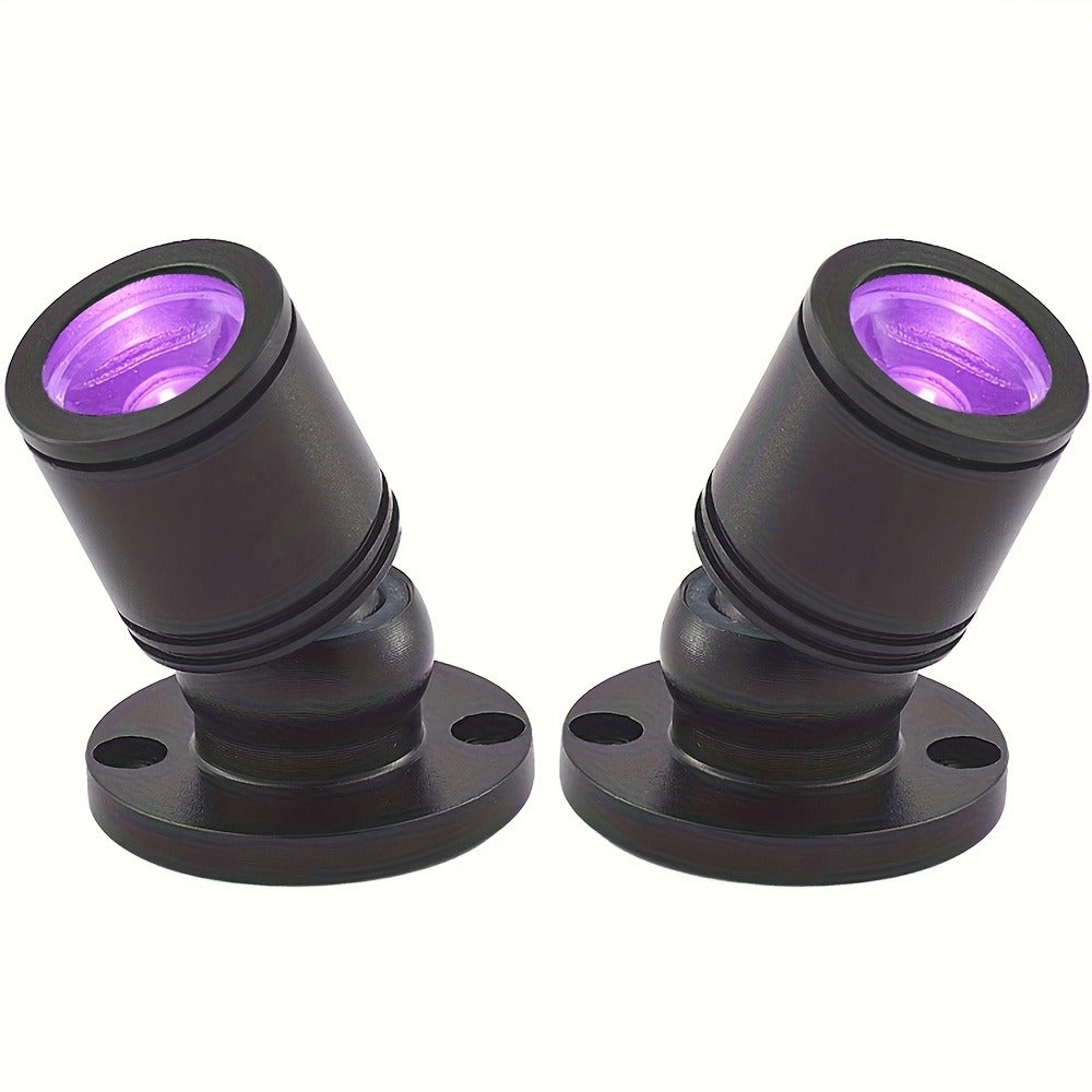LED UV Blacklight USB Powered Mini Spotlight ¨C Glow Party, Tapestry & UV Reactive Decoration with On/Off Switch