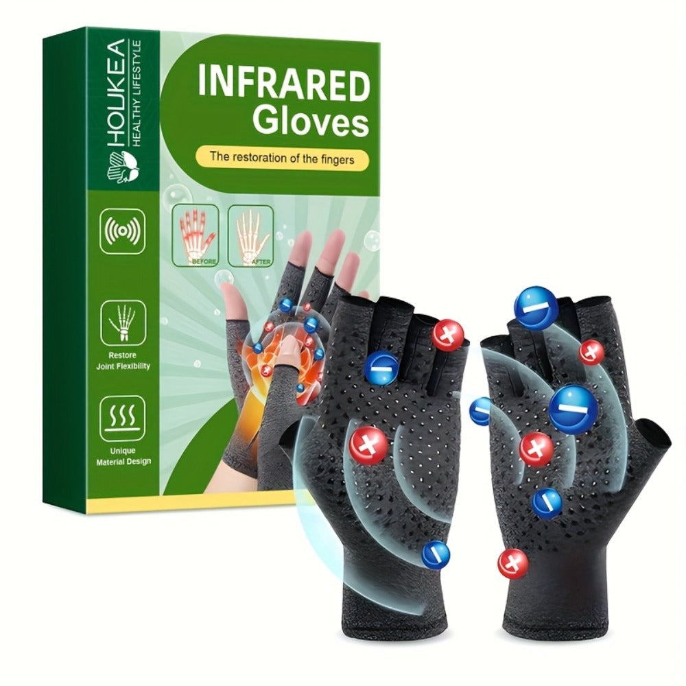 Compression Arthritis Gloves Breathable Joint Care 2 Pairs for Men & Women ¨C Polyester Hand Support Gloves for Arthritis Pain Relief, Daily Use, Sports & Leisure Activities