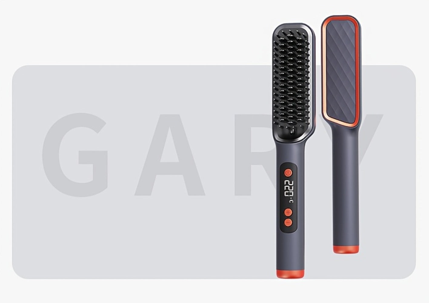 Hair Straightening Brush | 30-60 Sec Fast Heating | 3 Temperature Settings | Wide-Spaced Smooth Glide Teeth | Tangle-Free Anti-Winding Anti-Damage | Professional Hair Straightener Comb Gift for Women