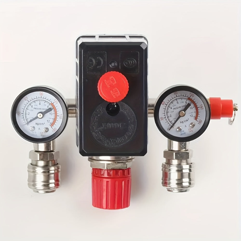 Air Compressor Pressure Switch Manifold Kit with Regulator Gauge Valve Bracket Assembly ¨C Complete Control System for Air Pump