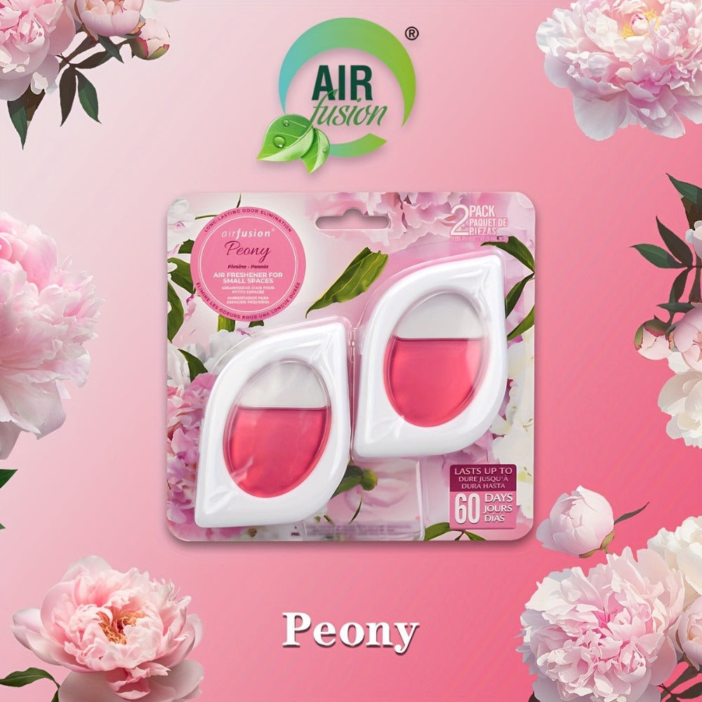 Air Freshener Odor Eliminator for Home Closet Bathroom Pets Small Space 0.25oz Up to 30 Days 6 Scents Eucalyptus Lavender Hawaiian Peach Black Ice Linens Sky 2 6 or 12 Pack