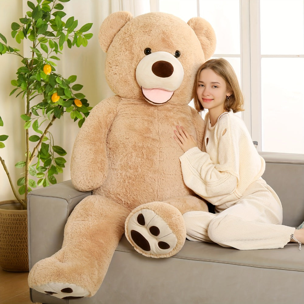 Giant Teddy Bear Plush 5ft Life Size ¨C Huge Stuffed Animal for Girlfriend Boyfriend, Large Big Teddy Bear Gift for Valentines Anniversary Birthday Lover