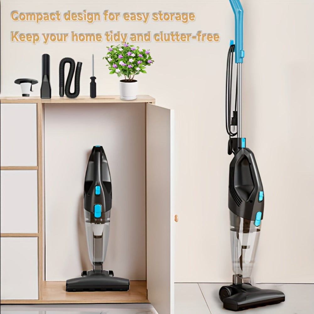 Stick Vacuum Cleaner 70Kpa MAX Suction Cordless & Corded 8-in-1 Handheld Vacuum for Hard Floors, Carpets & Pet Hair - Lightweight with Detachable Battery, LED Display, Up to 45 Min Runtime, Multiple Colors