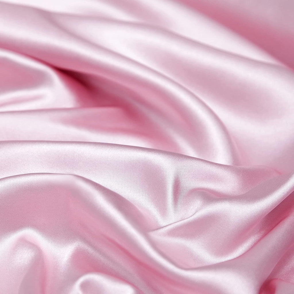 Satin Bed Sheet Set 4 Pcs ¨C Luxury Silky Smooth Hotel-Quality Bedding, Wrinkle-Free Deep Pocket Fitted Sheet, All-Season Elegant Satin Sheets ¨C Twin, Full, Queen & King, Multiple Colors