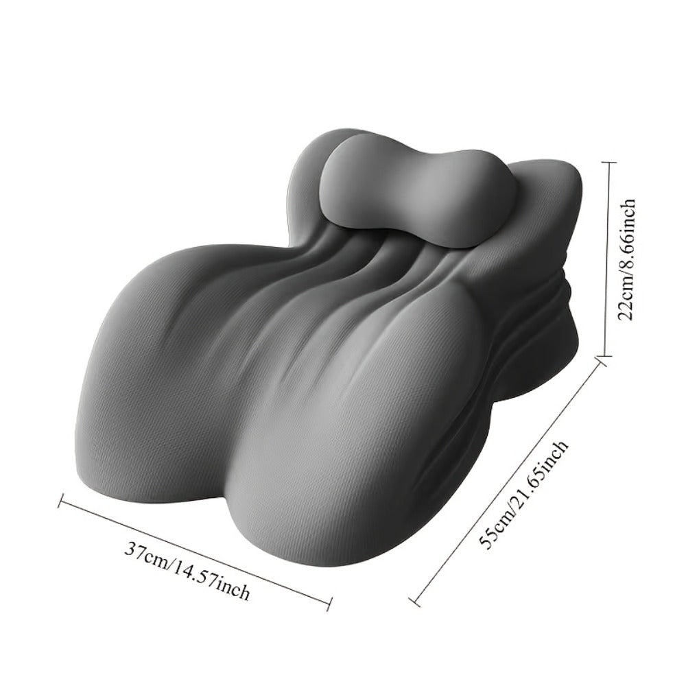 Wedge Pillow Memory Foam ¨C Ergonomic Cervical & Lumbar Support for Stomach, Side & Back Sleepers | Breathable Removable Washable Cover, Multi-Use for Sleep, Office & Reading, Great Gift for Couples