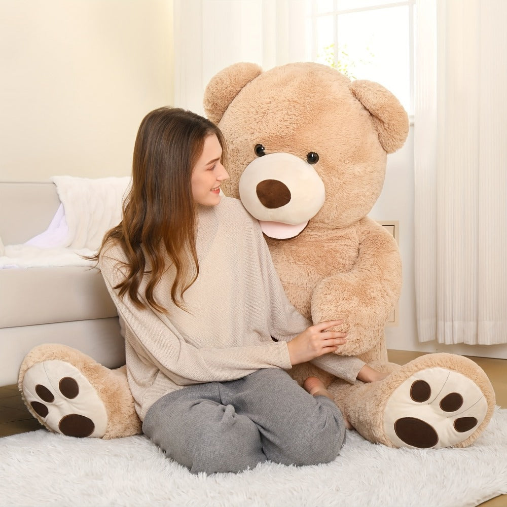 Giant Teddy Bear Plush 5ft Life Size ¨C Huge Stuffed Animal for Girlfriend Boyfriend, Large Big Teddy Bear Gift for Valentines Anniversary Birthday Lover
