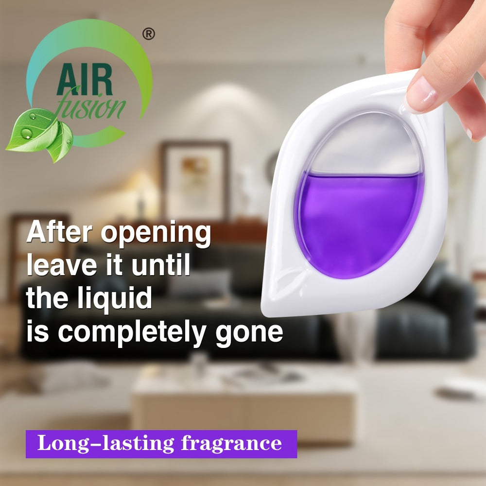 Air Freshener Odor Eliminator for Home Closet Bathroom Pets Small Space 0.25oz Up to 30 Days 6 Scents Eucalyptus Lavender Hawaiian Peach Black Ice Linens Sky 2 6 or 12 Pack