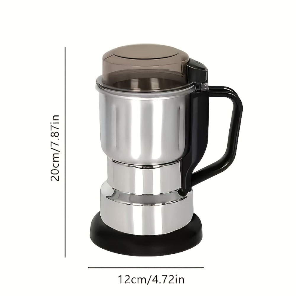 Electric Coffee Grinder 300W 25000RPM ¨C 8-Blade Stainless Steel Spice & Grain Mill for Coffee Beans, Nuts, Spices | Home, Cafe & Camping