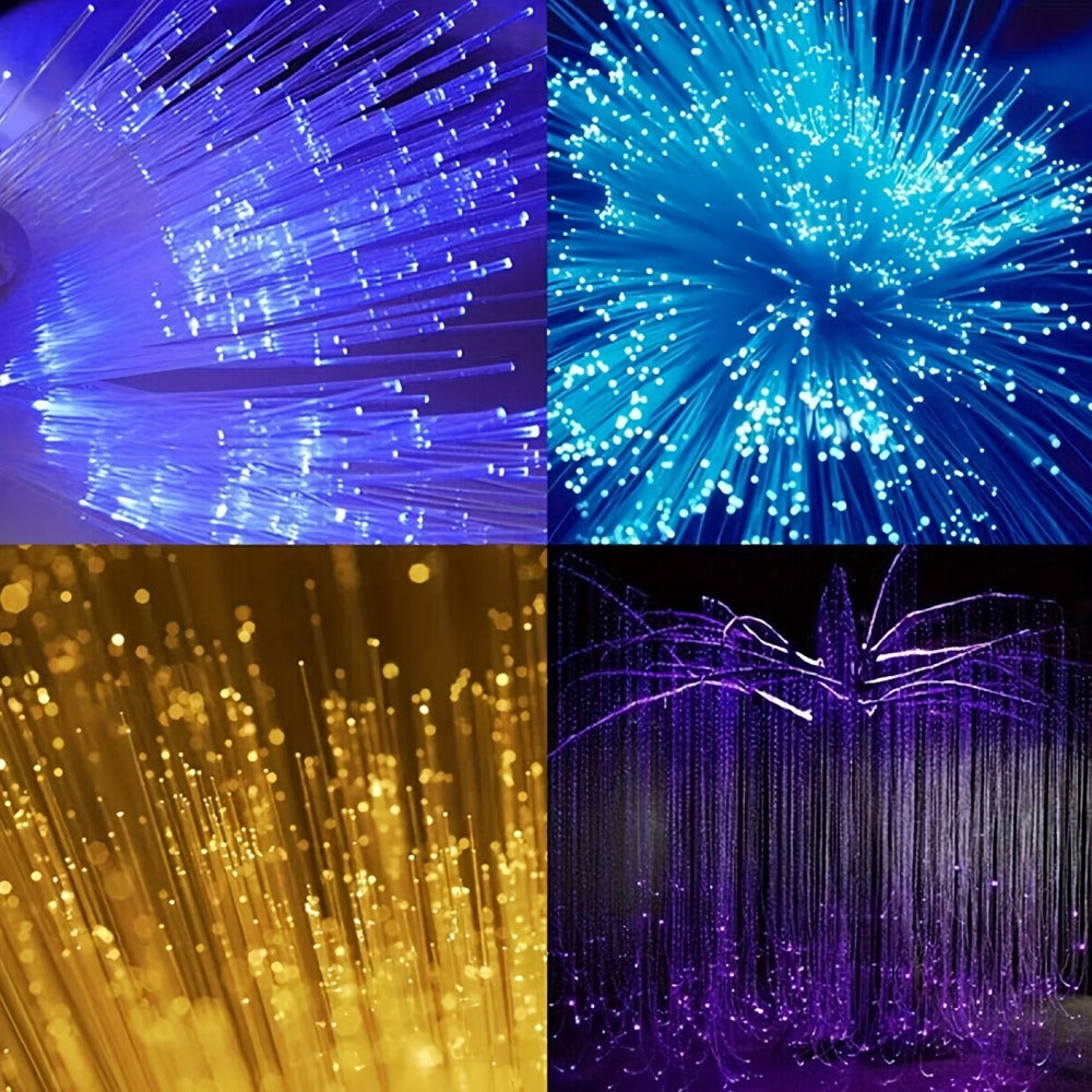 Fiber Optic Star Ceiling Light Kit 1000pcs, 0.5mm x 78.74¡± RGBW Car Roof Headliner Starlight Kit with App & 24-Key Remote Control, Color Changing Twinkle Lights for Car Interior Home Theater Bedroom