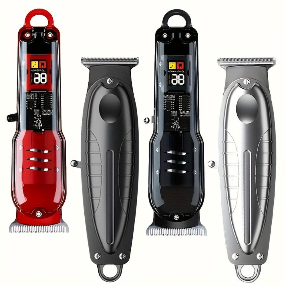 Hair Clipper Kit for Men Cordless USB Rechargeable LCD Screen Beard Trimmer Hair Cutting Set Professional Home Salon Grooming Kit Father's Day Gift