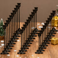 Cone Candle Holders Set of 30, Bulk Metal Candle Stands, Vintage Taper Candle Holders for Home Decor, Fireplace Centerpiece, Festive Dining Table Decorations