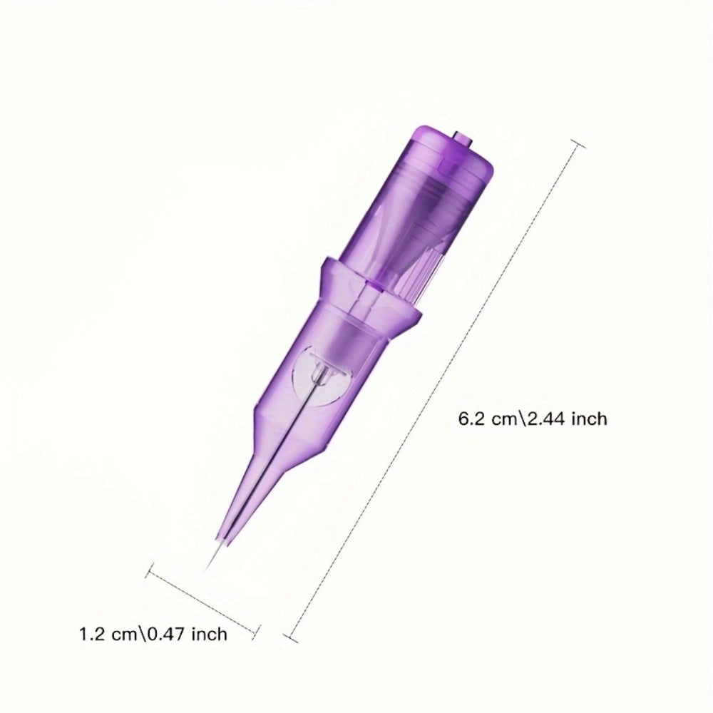 Disposable Tattoo Needles Mixed Size Sterilized RL RS M1 0.35mm ¨C Safety Tattoo Needle Set for Tattoo Artists and Beginners, Body Art Supplies 30 40 100 Piece Bulk Pack