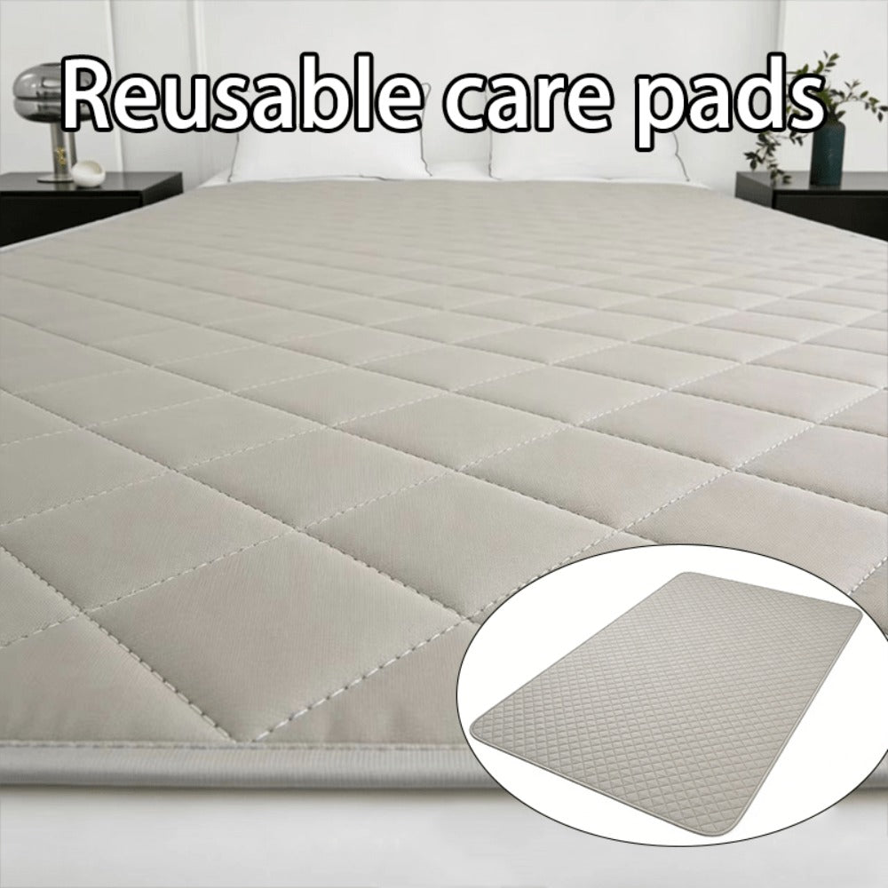 Washable Leak-Proof Mattress Protector for Seniors - Breathable Mesh Polyester, Urinary Incontinence & Bedwetting Pad | Twin, Full, Queen, King