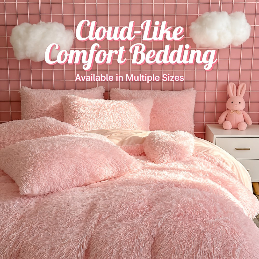Velvet Duvet Cover Set Fluffy Plush Bedding Minimalist Solid Color, Carved Velvet Quilt Cover with Pillow Shams, Soft Cozy Bedroom Essentials Twin Full Queen King, Black Beige Grey Pink Purple Blue Red Yellow