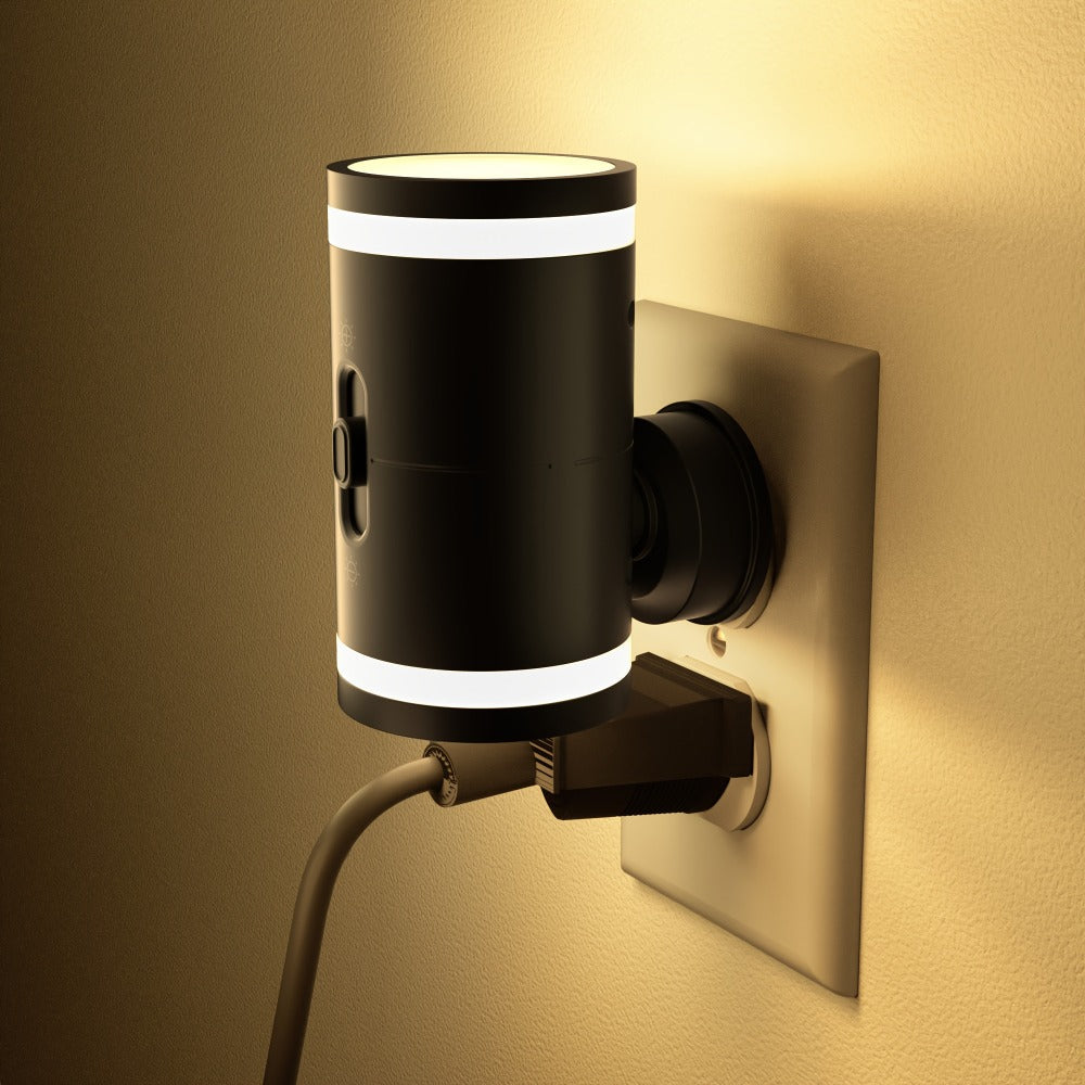 LED Night Light Plug In Dusk to Dawn Sensor ¨C 5-120LM Adjustable Brightness, 3 Color Temperatures, Modern Plug-In Night Lights for Hallway, Bedroom, Staircase, Bathroom & Toddler Room, 2 or 4 Pack