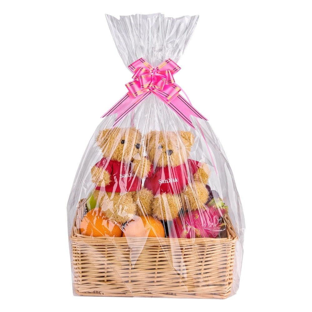 Cellophane Bags 50-Pack Large 18x30 Inch Transparent Gift Basket Wrap Bags ¨C Clear Cellophane Wrapping for Christmas, Holidays & Gift Packaging