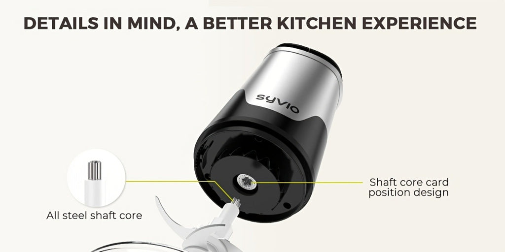 Mini Food Processor 450W ¨C Electric Food Chopper with 2 Bowls & 4 Bi-Level Blades for Meat, Baby Food, Onion & Vegetables, 2-Speed
