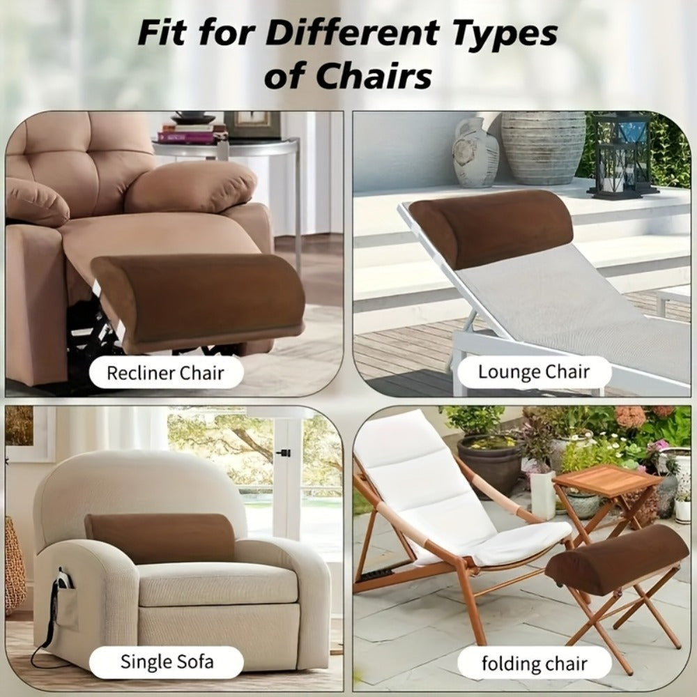 Memory Foam Lumbar Support Pillow Slow Rebound Half-Roll Multifunctional Leg Neck Back Support for Sleep Rest Recliner Elderly Bed Sofa Chair
