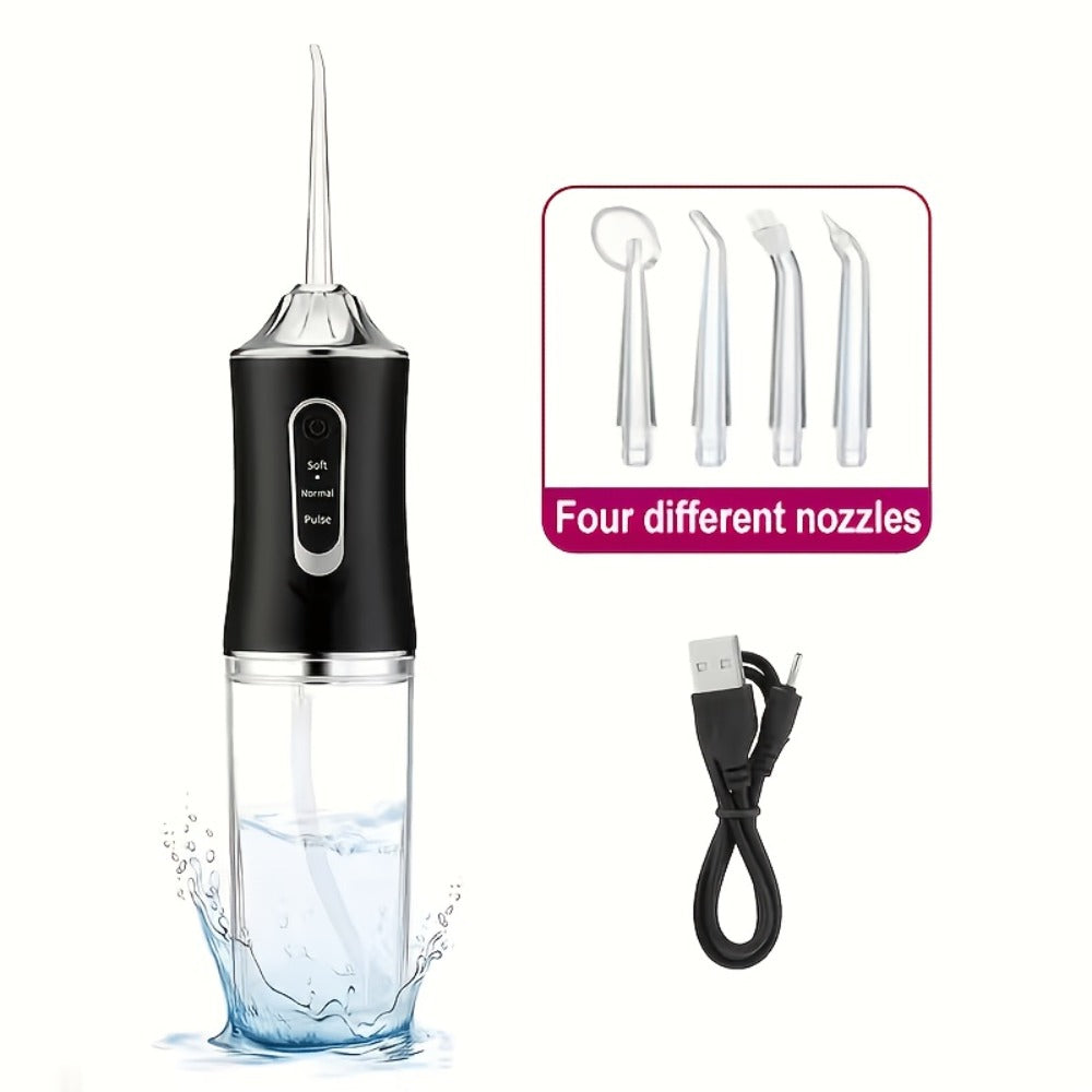Oral Irrigator with 360¡ã Rotatable Nozzle & Smart Chip Pressure Control ¨C Electric Water Flosser for Deep Tooth & Gum Cleaning, 4 Colors, Portable Dental Mouth Rinser for Home & Travel