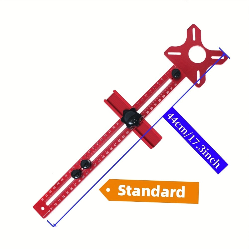 Router Circle Cutting Jig 3-in-1 Woodworking Milling Fixture Precision Circular Cut Guide with Adjustable Groove Bracket for Accurate Dimensional Wood Cutting DIY Carpentry Projects
