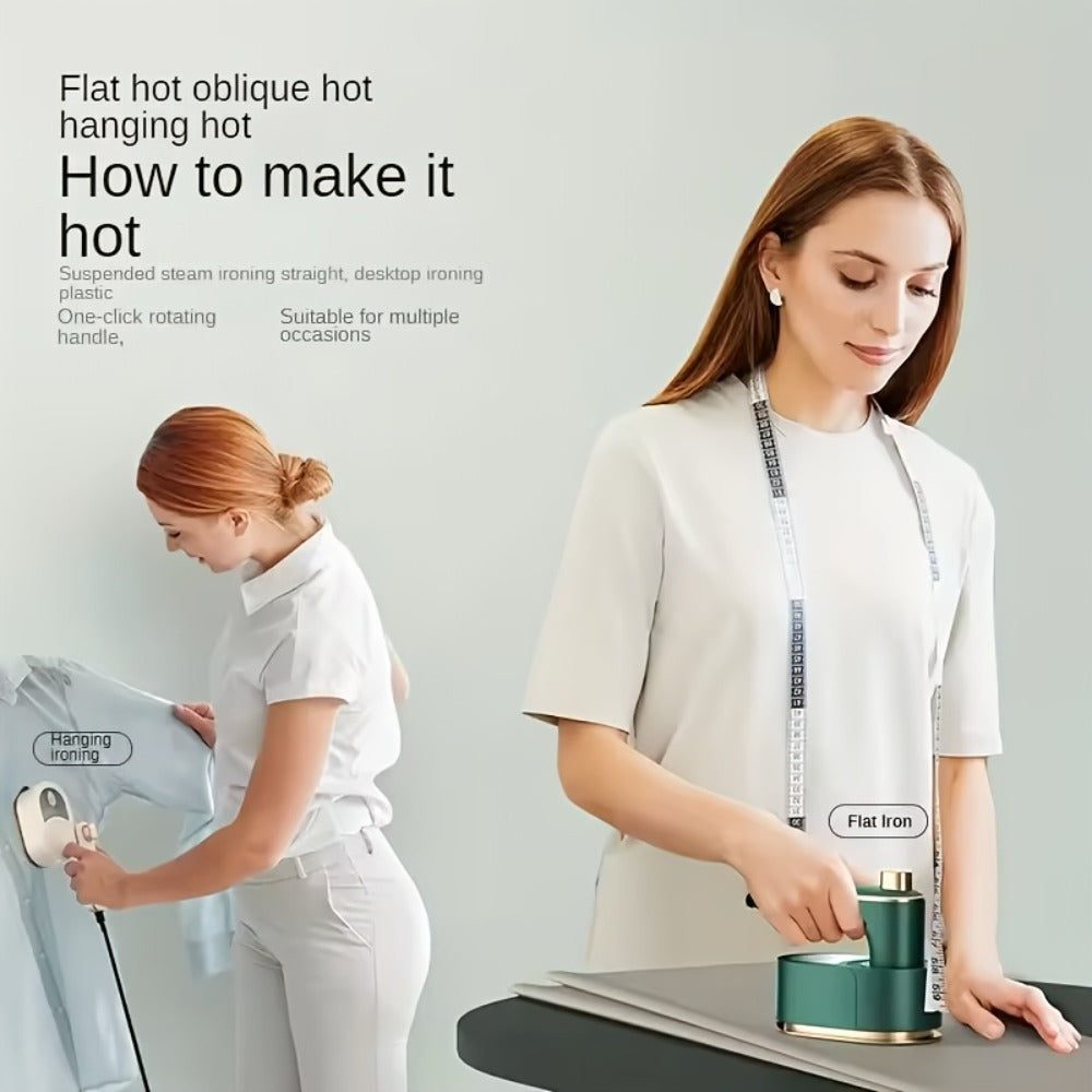 Handheld Clothes Steamer Mini Portable Folding Garment Steamer 180 Degree Rotating Fast Heating Wrinkle Remover for Travel College Dorm Apartment Home Office Back to School