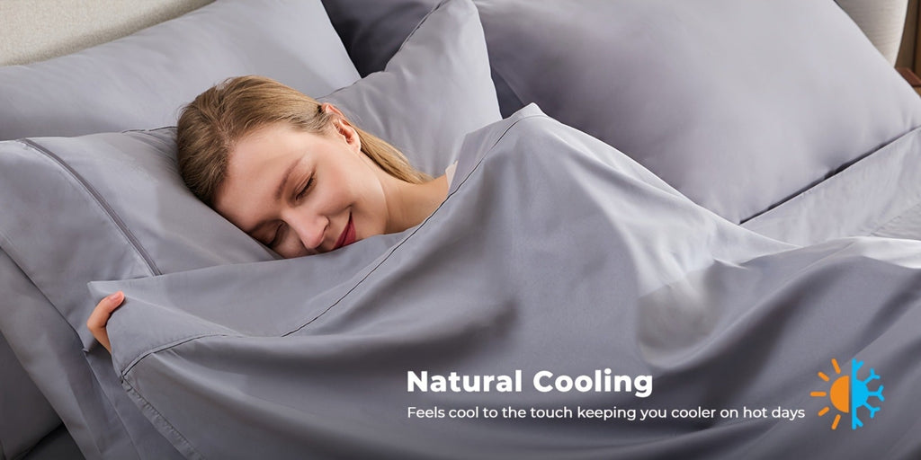 Bed Sheet Set Soft Breathable Cooling Microfiber Fitted & Flat Sheets with Deep Pockets ¨C Wrinkle Free Hotel Luxury Bedding in Multiple Colors & Sizes