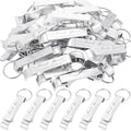 Bottle Opener Keychains Bulk 100 Pack - Aluminum Engraved Keychain Bottle Openers for Wedding Favors, Birthday Party, Graduation Gifts & Event Giveaways - Silver Bulk Party Favors for Guests