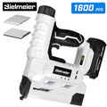 Cordless Stapler Brad Nailer 2-in-1 4V / 20V No Compressor ¨C Lightweight with Battery, Charger & 1600pcs Nails & Staples, for Carpentry, Home Improvement, Upholstery & DIY ¨C Multiple Colors & Upgrade Versions