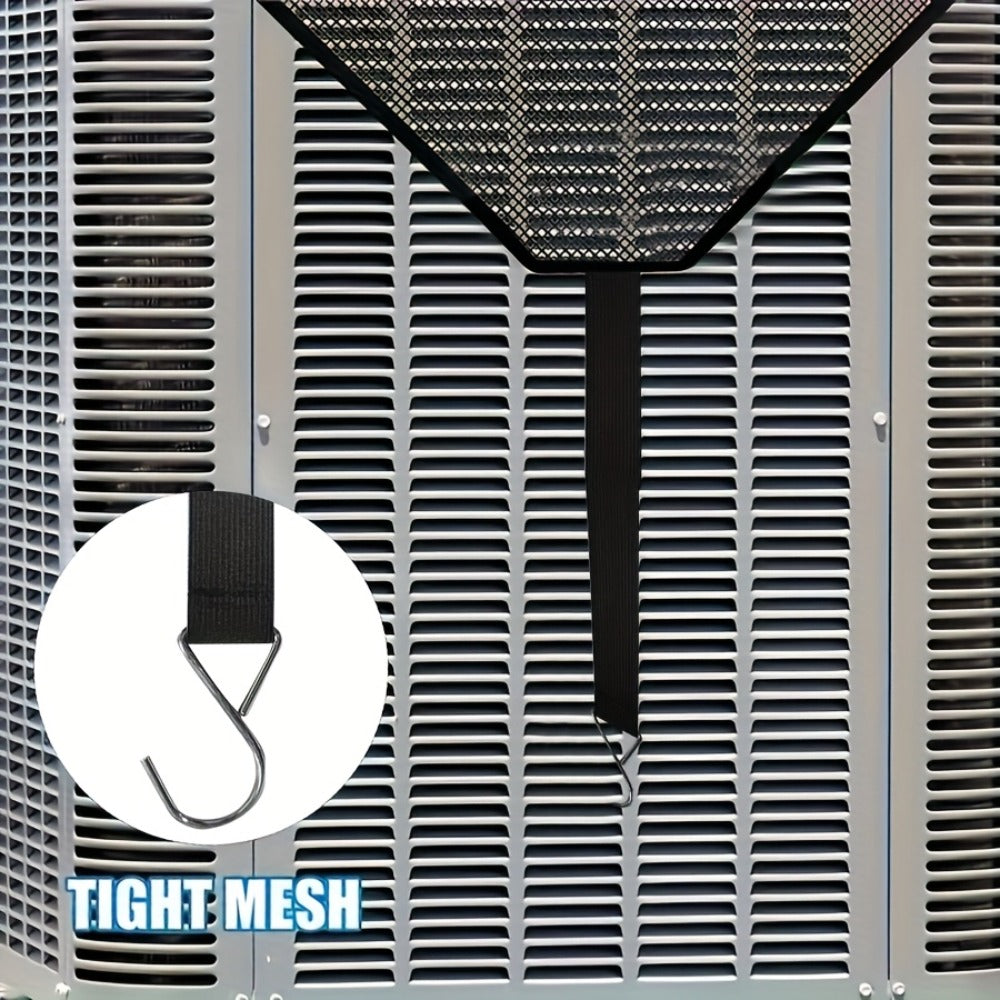 Outdoor AC Cover Premium Waterproof Windproof | Super Durable Air Conditioner Protector with Breathable PVC Mesh Ventilation ¨C Dust & Cold Air Barrier for Condenser Units