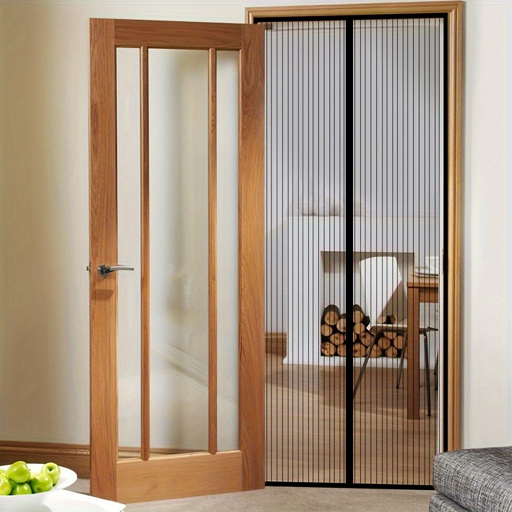Magnetic Screen Door ¨C Heavy Duty Retractable Mesh Door Curtain, Pet-Friendly & Insect Proof, Auto-Close Magnetic Closure for Patio, Front Door & Sliding Doors, Easy Install, 39x82 Inch