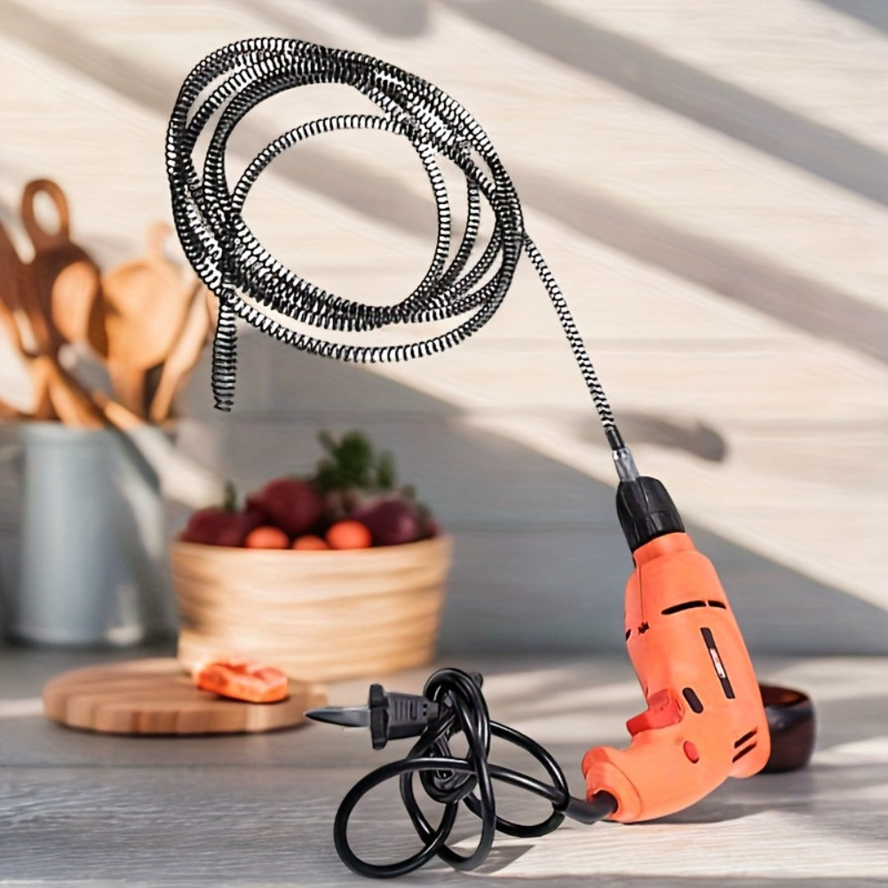 Drain Snake Pipe Unclogger 59 Inch Flexible Hair Clog Remover Tool for Sink, Toilet & Bathroom Drain ¨C Reusable Plumbing Snake Drain Cleaner, Easy to Use