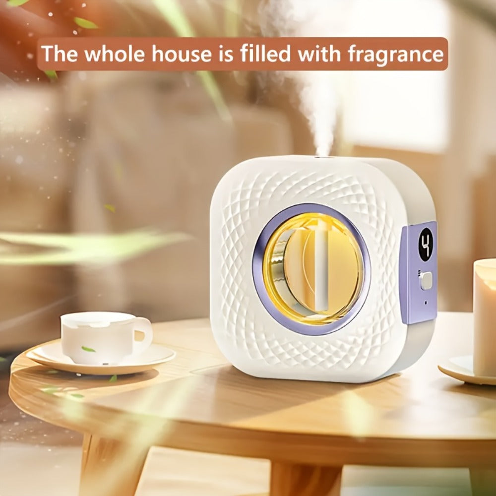 Aromatherapy Diffuser Spray Set with Essential Oils & Automatic Timer | Air Humidifier & Room Freshener for Bedroom, Bathroom, Car & Pet Room, Long-Lasting Fragrance & Odor Eliminator, 3 or 6 Bottles
