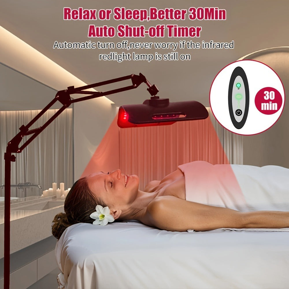 Red Light Therapy Lamp with Stand ¨C 660nm Red Light & 850nm Near Infrared Light Device for Body Pain Relief, Muscle Recovery & Skin Care, At-Home Infrared Light Therapy for Joint & Back Pain