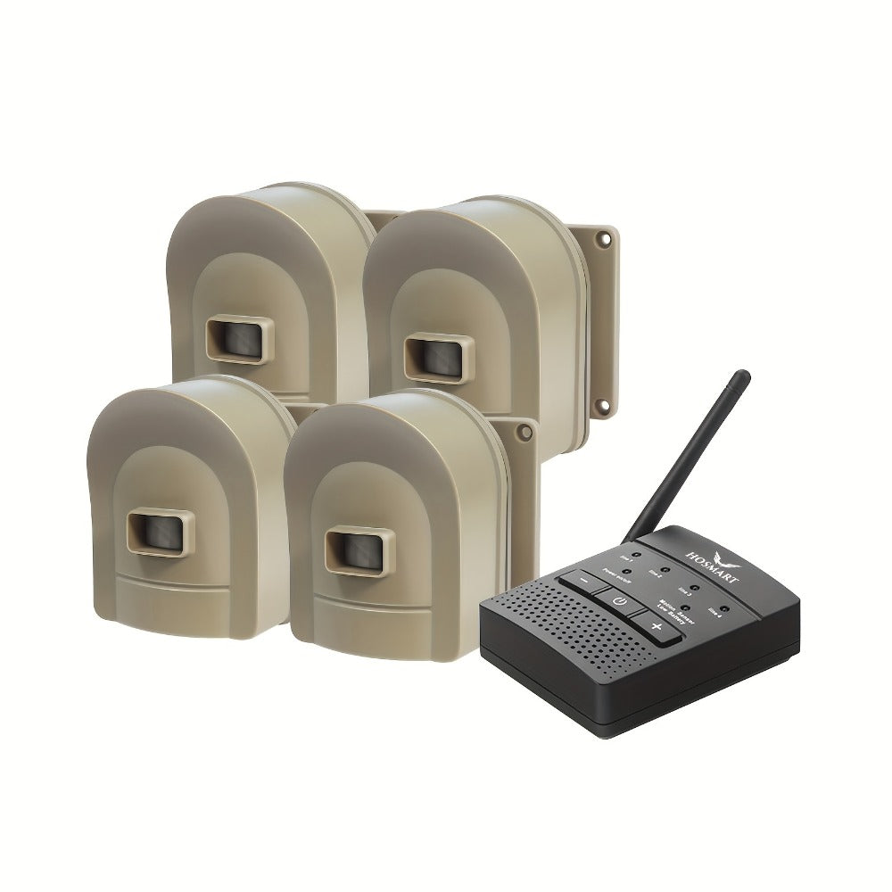 Driveway Alarm Wireless Sensor System 1/2 Mile Range ¨C Motion Sensor Detector for Home, Mailbox & Perimeter Security, Battery Operated, 38 Ringtones