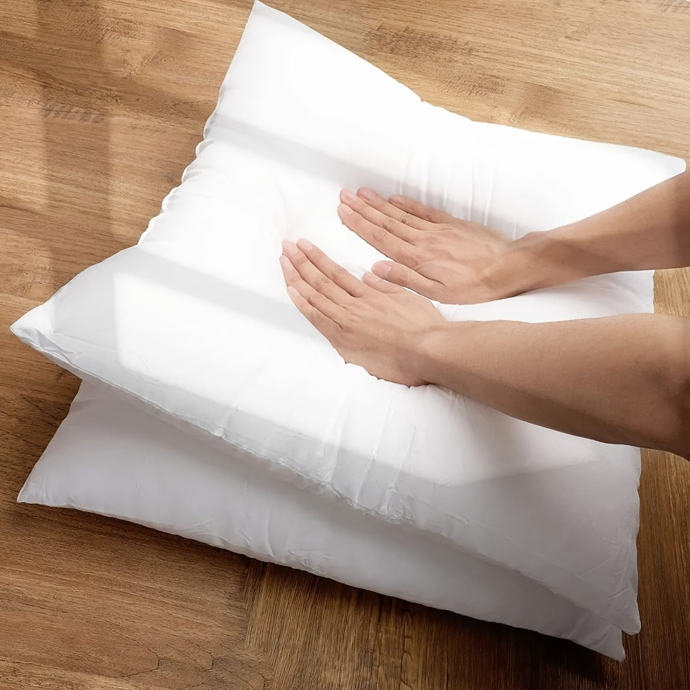 Outdoor Pillow Inserts 4/6 Pack ¨C Soft Microfiber Fill, Waterproof & Fluffy Throw Pillow Inserts for Sofa Bed Couch, 12x20 18x18 20x20 Inch