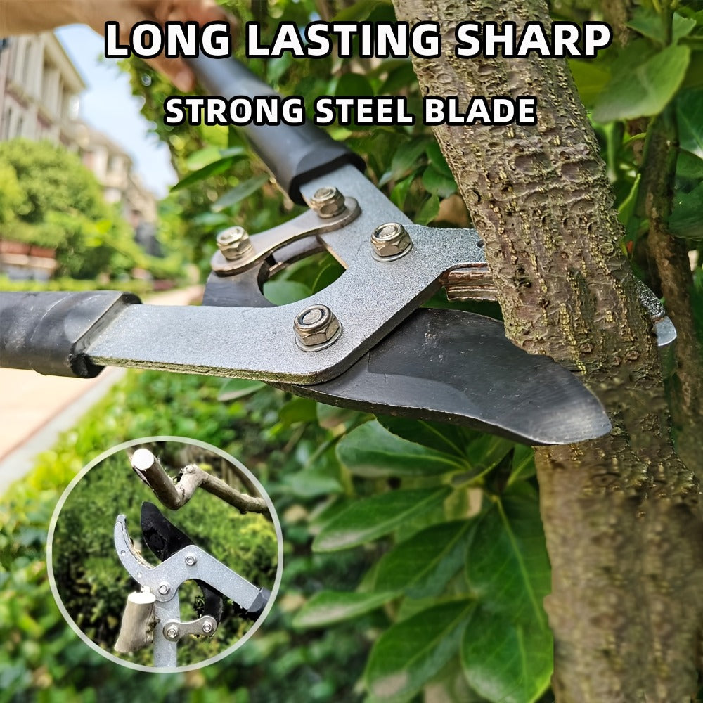 Garden Pruning Shears Set Loppers Hedge Shears & Hand Pruner Combo ¨C Heavy Duty Alloy Steel Branch Cutter Kit with Compound Action, Ergonomic Grip for Yard Lawn Tree Shrub Trimming Indoor Outdoor