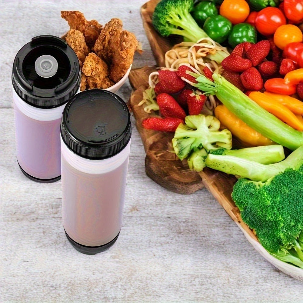 Squeeze Bottles Set of 3 Leak-Resistant Wide Opening Sauce Dispenser Transparent