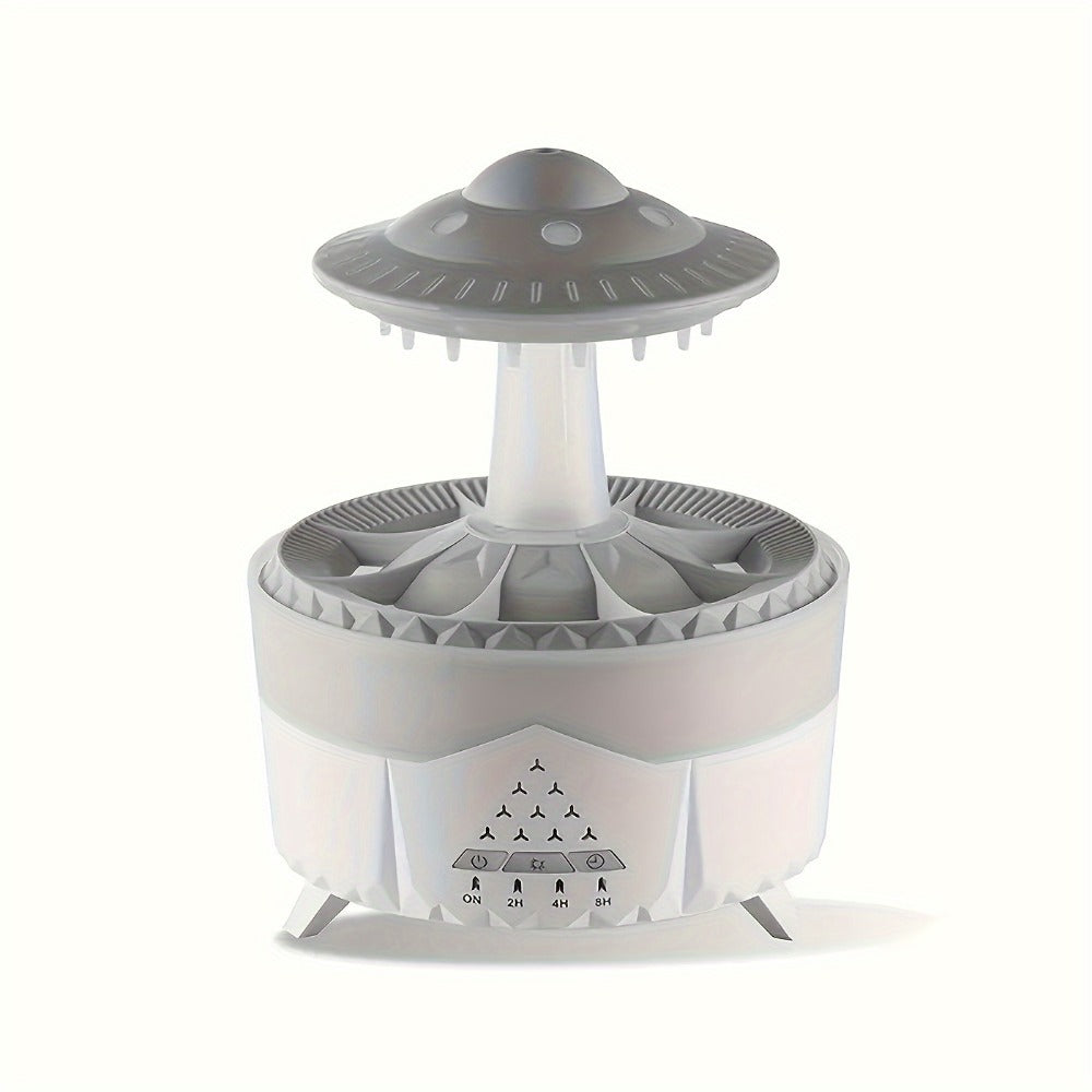 Large Capacity Aroma Diffuser & Humidifier | Intelligent Spray Atomizer with Water Drop Design for Home, Hotel, Restaurant & Office | Cool Mist Air Freshener Scent Diffuser White & Black