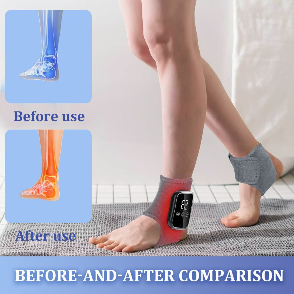 Foot Massager Machine 3-in-1 Kneading Compression & Heat ¨C Wireless Portable Heated Shiatsu Foot Massager for Home Office Travel Pain Relief