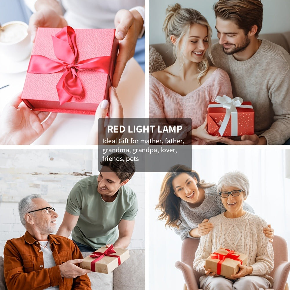 Red Light Therapy for Face & Body ¨C 660nm Red Light & 850nm Infrared LED Lamp with Stand, Skin Rejuvenation, Anti-Aging & Pain Relief Device, Self-Care Gift for Women & Men, Birthday & Holiday Gift