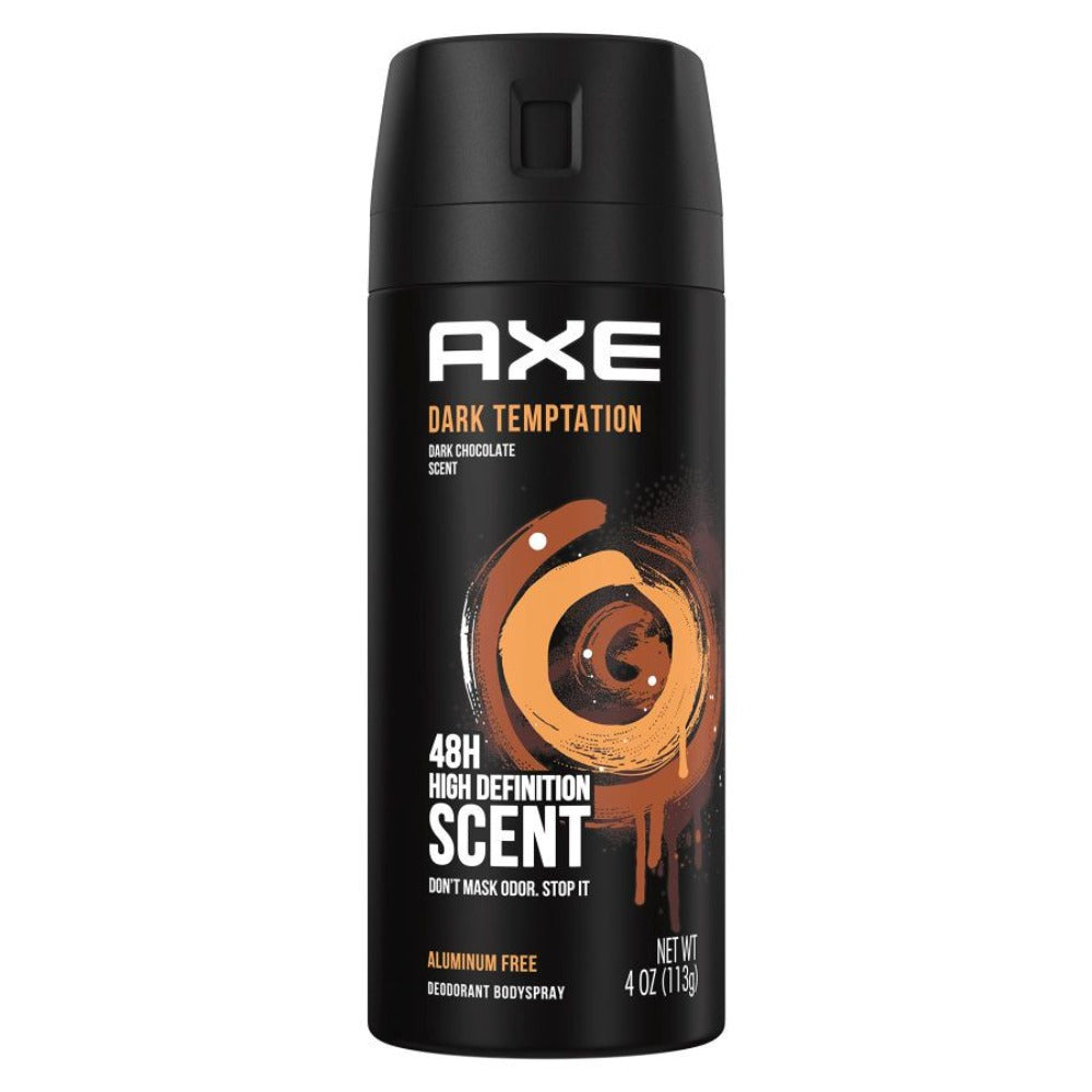 AXE Dark Temptation Body Spray for Men 3 Pack 5oz Each Long Lasting Deodorant Spray Chocolate Scent Mens Fragrance Antiperspirant Body Mist Gift Set 150ml