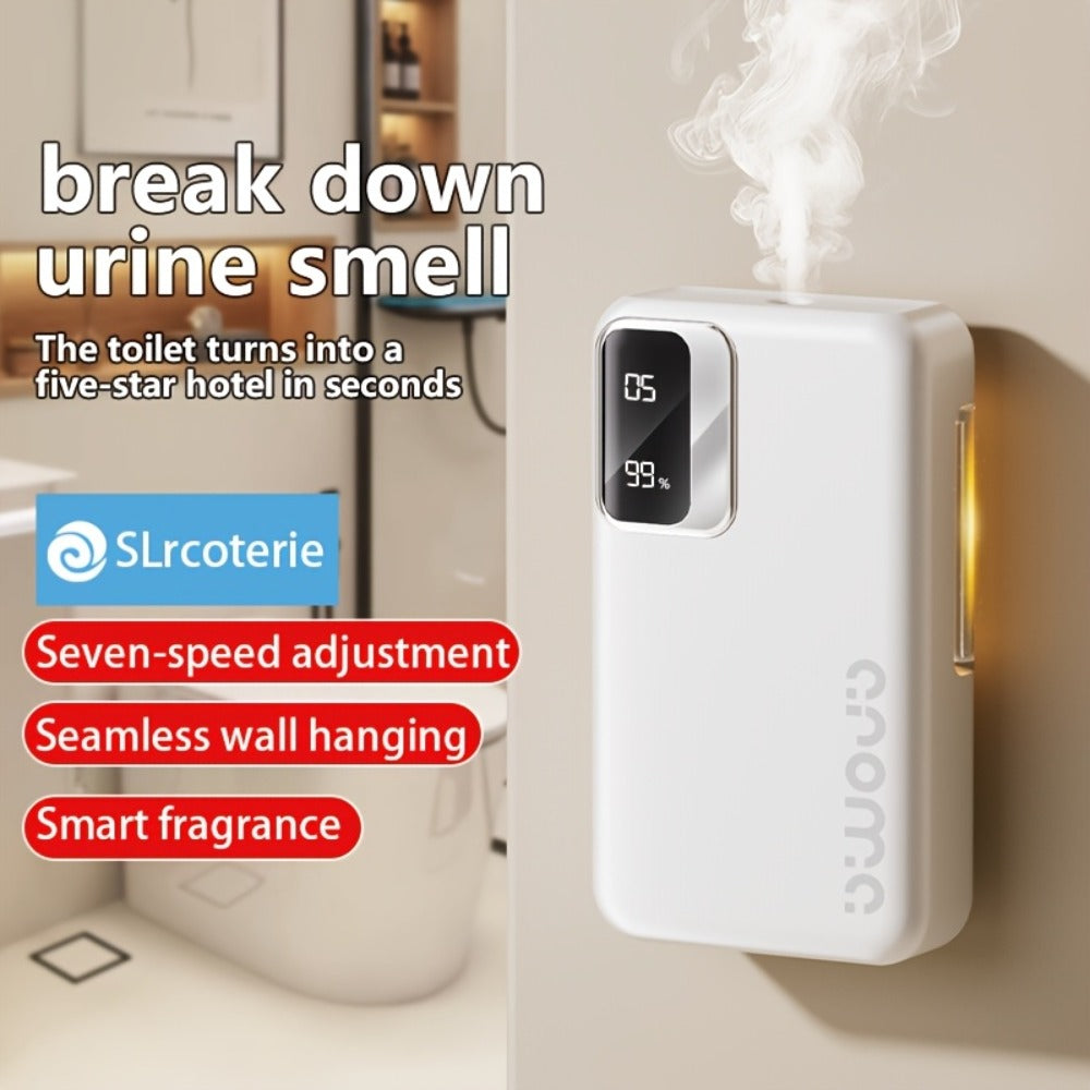 Aromatherapy Diffuser Smart Digital ¨C 1800mAh 7-Speed Sonic Essential Oil Diffuser Humidifier with USB Charging, Digital Display, Fine Mist for Bedroom Bathroom Office Home, Up to 20 Days Use
