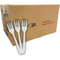 Disposable Plastic Forks 1000 Pack BPA-Free Medium Weight ¨C White Bulk Plastic Cutlery Set for Takeout, Meal Prep, Catering, Parties & Everyday Dining | Heat-Resistant, Durable & Food Safe
