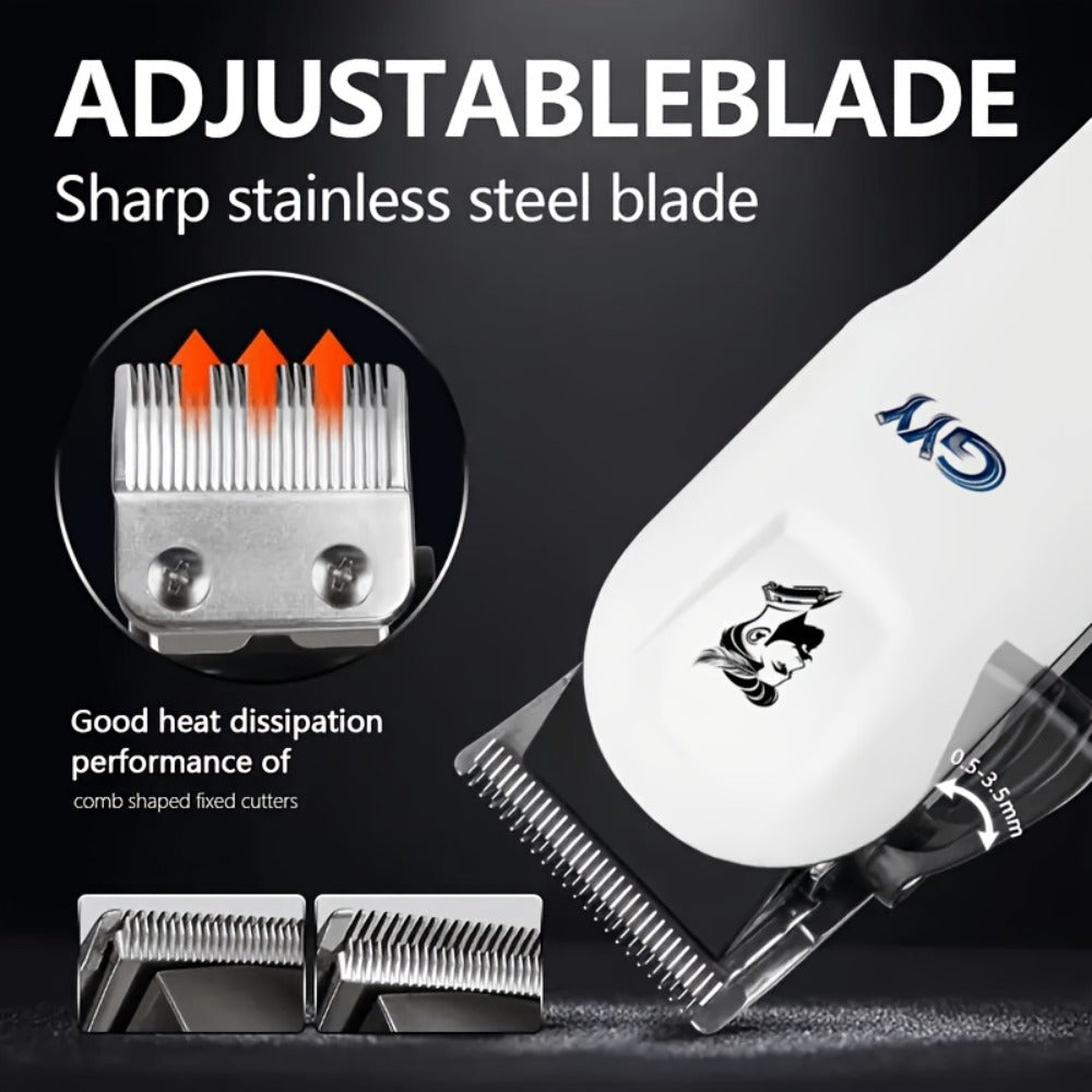 Hair Grooming Kit for Men - Electric Hair Clipper Set with Digital LCD Display, USB Rechargeable, Professional Barbershop Quality for Home Use, Holiday Father's Day Valentine's Day Gift