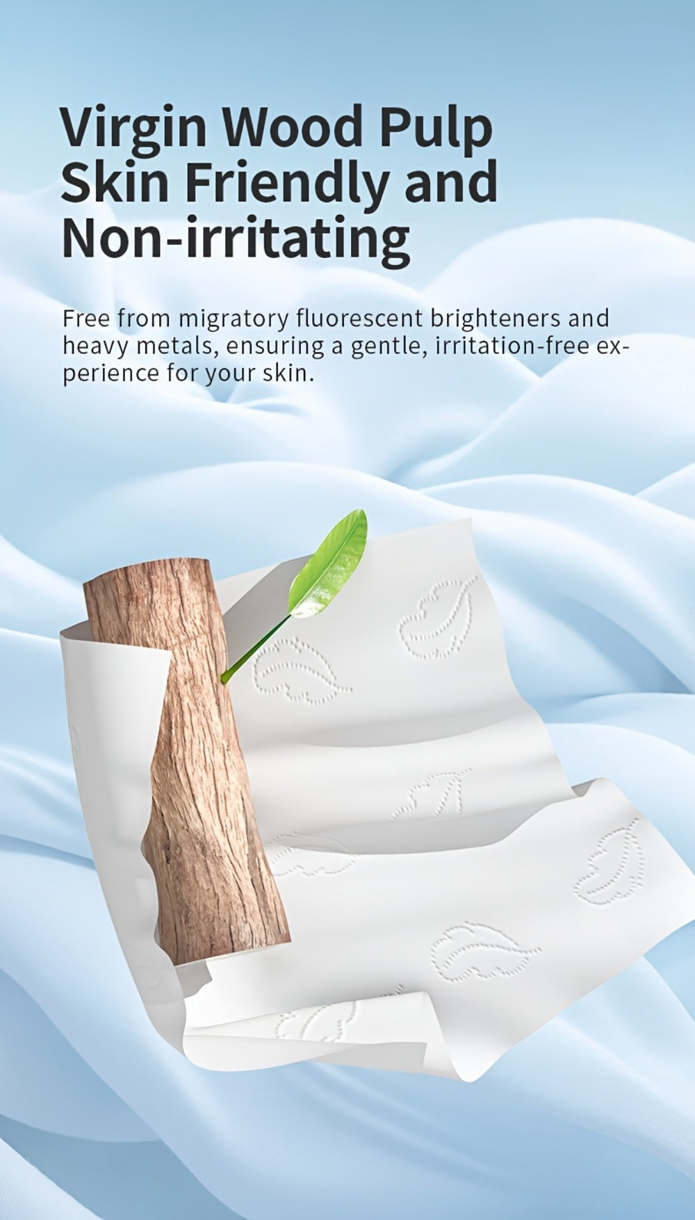Facial Tissue 20 Packs ¨C Dry & Wet Use, Sensitive Skin Safe, Absorbent Soft Tissues for Home Kitchen Bathroom Travel