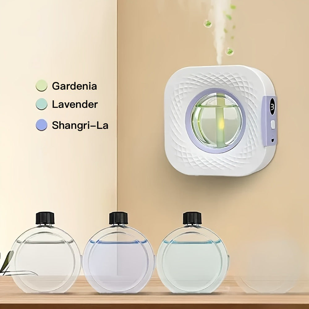 Aromatherapy Diffuser Spray Set with Essential Oils & Automatic Timer | Air Humidifier & Room Freshener for Bedroom, Bathroom, Car & Pet Room, Long-Lasting Fragrance & Odor Eliminator, 3 or 6 Bottles