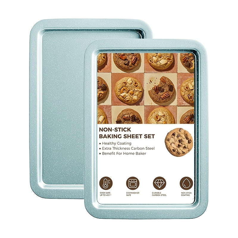 Nonstick Baking Pan Set 2 to 18pcs Carbon Steel Round Square Cake Pan Muffin Pan Bread Pan Cookie Sheet Pizza Pan Wire Rack Whisk Spatula Measuring Spoon Complete Bakeware Set